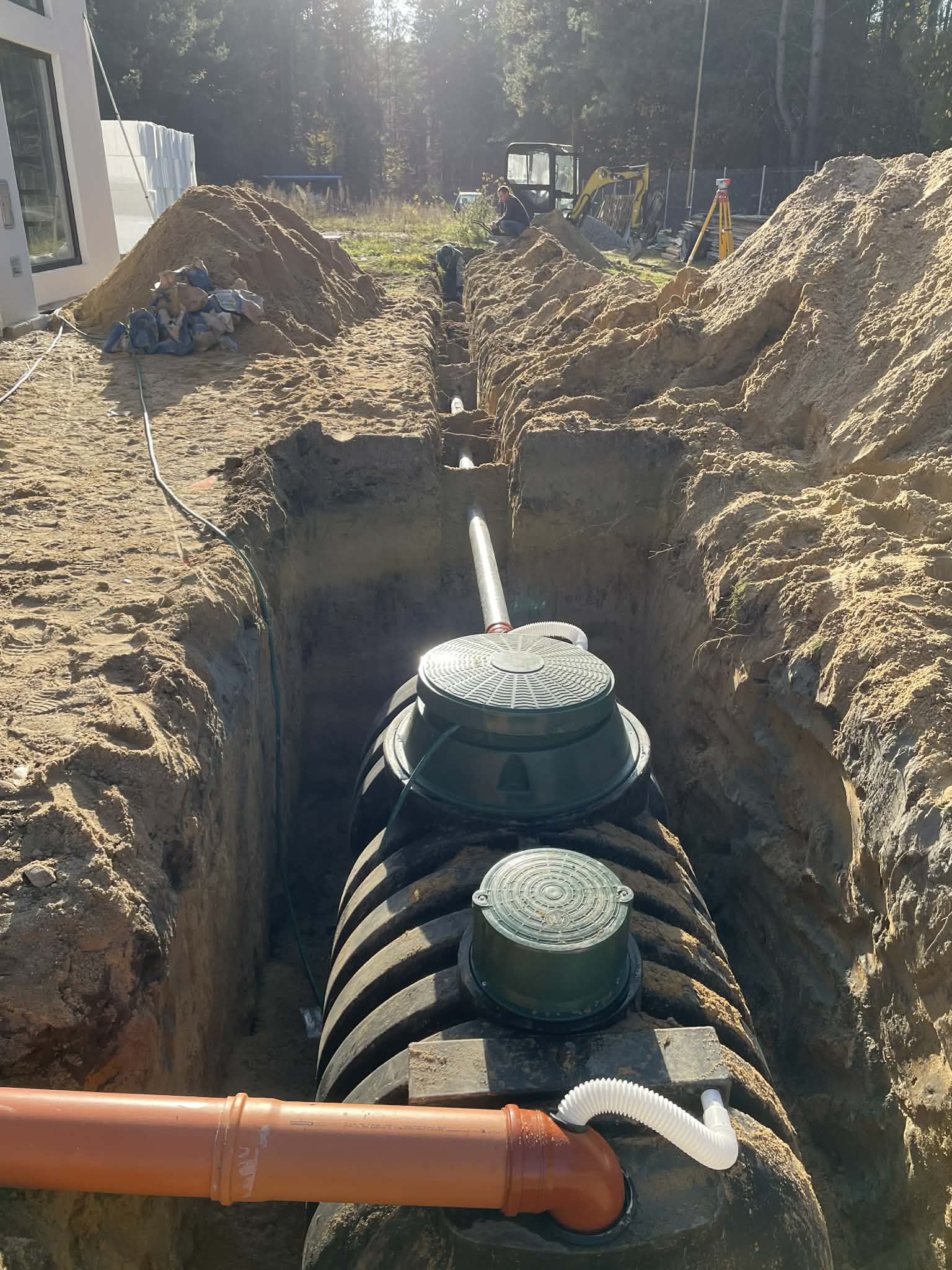 Realizacja 19 robót ziemnych, przyłączy i usług geodezyjnych KAM-KOP & GEOPRO